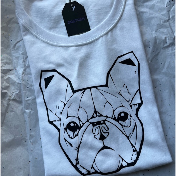 Dastash Tops - FRENCH BULLDOG FRENCHIE TSHIRT